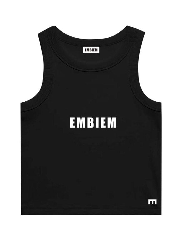 Embiem Official Black tank front view